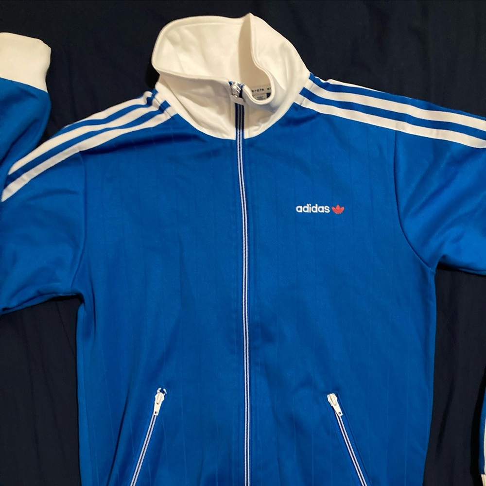 Adidas Originals Jacket Blue S Stripe White